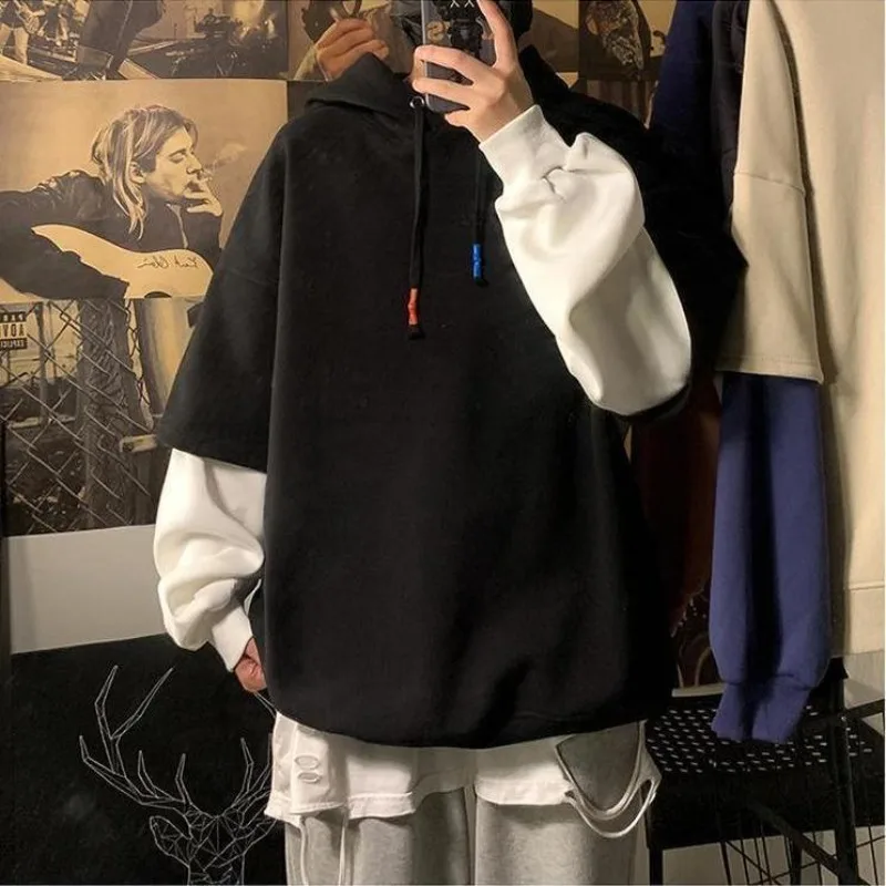 Streetwear Brand Cheap - 남성용 후드 스웻셔츠, 블랙 후드, 힙합