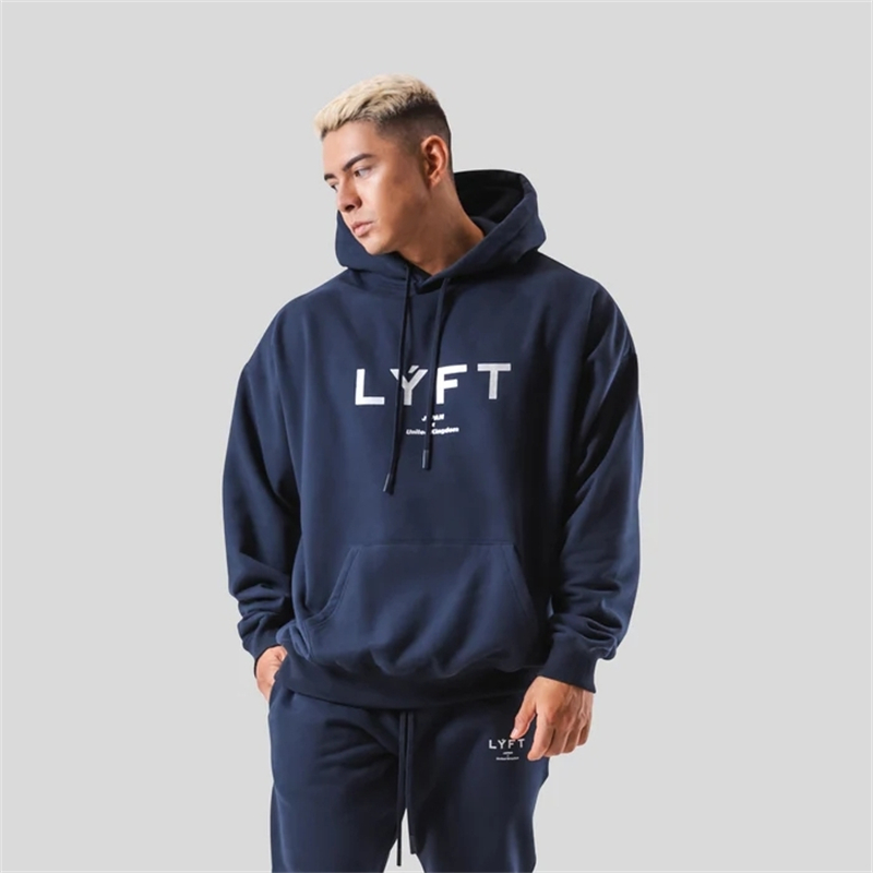 Streetwear Brand In Japan - LYFT 클래식 로고 남성용 후드티, 따뜻한