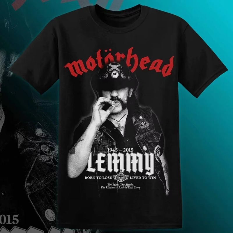 Streetwear Clothing Brands - MOTÖRHEAD LEMMY 티셔츠 남성 여성 반팔