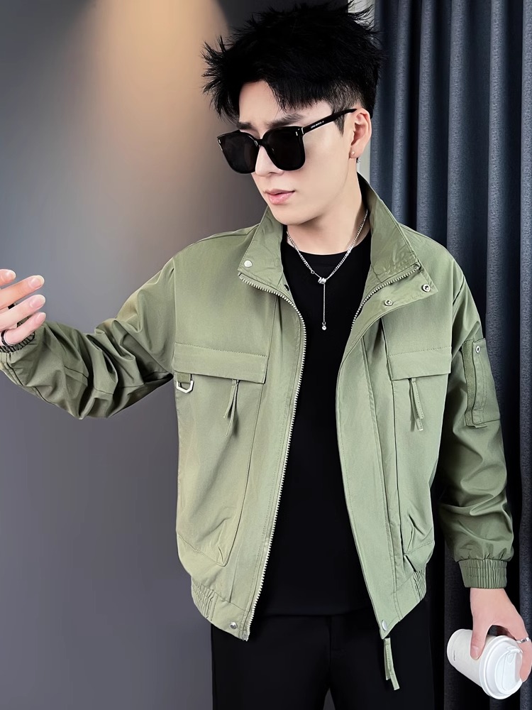 Streetwear Brand Top - Faionable 캐주얼 작업복 자켓 남성용 한국