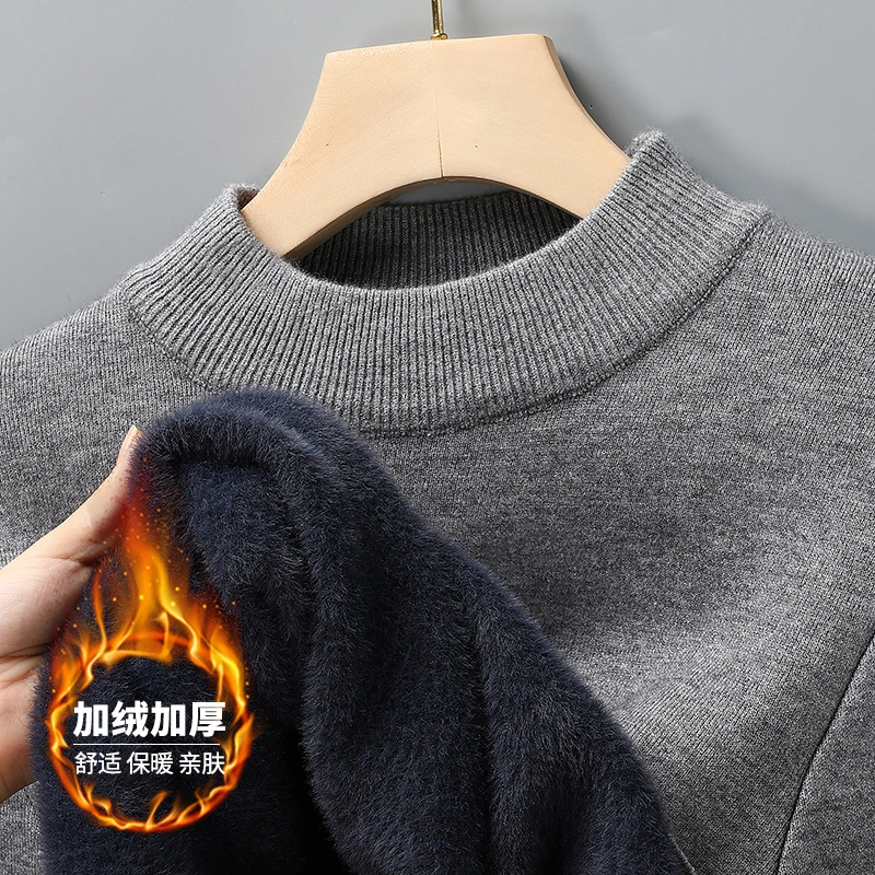 Streetwear Brands - 하프 터틀넥 니트 스웨터 새로운 가을/겨울