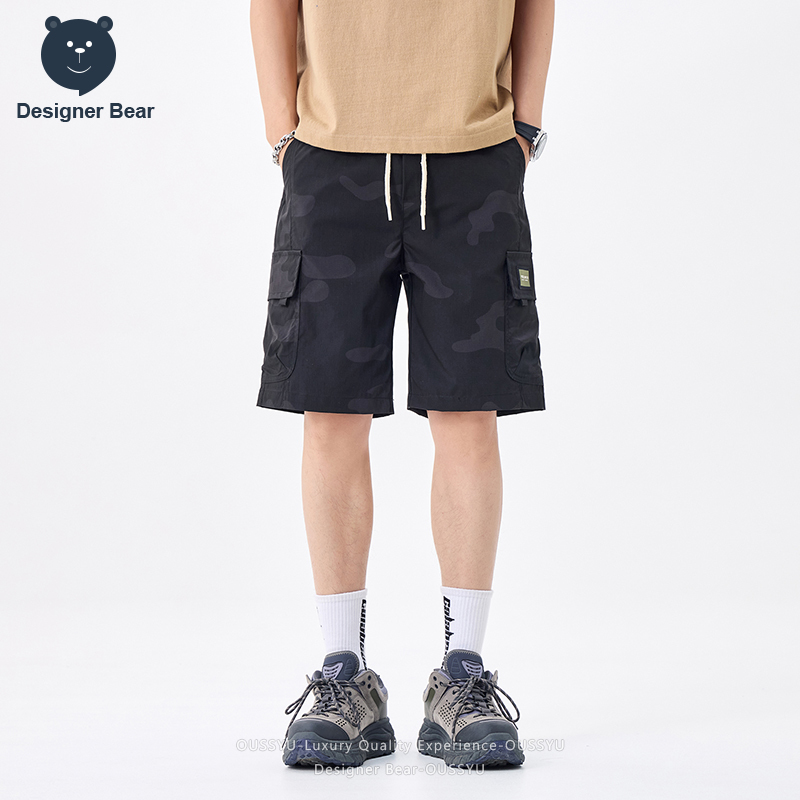 브랜드 의류 여름 카고 카모 반바지 남성 멀티 포켓 배 - Streetwear Brand China 리뷰 및 가격