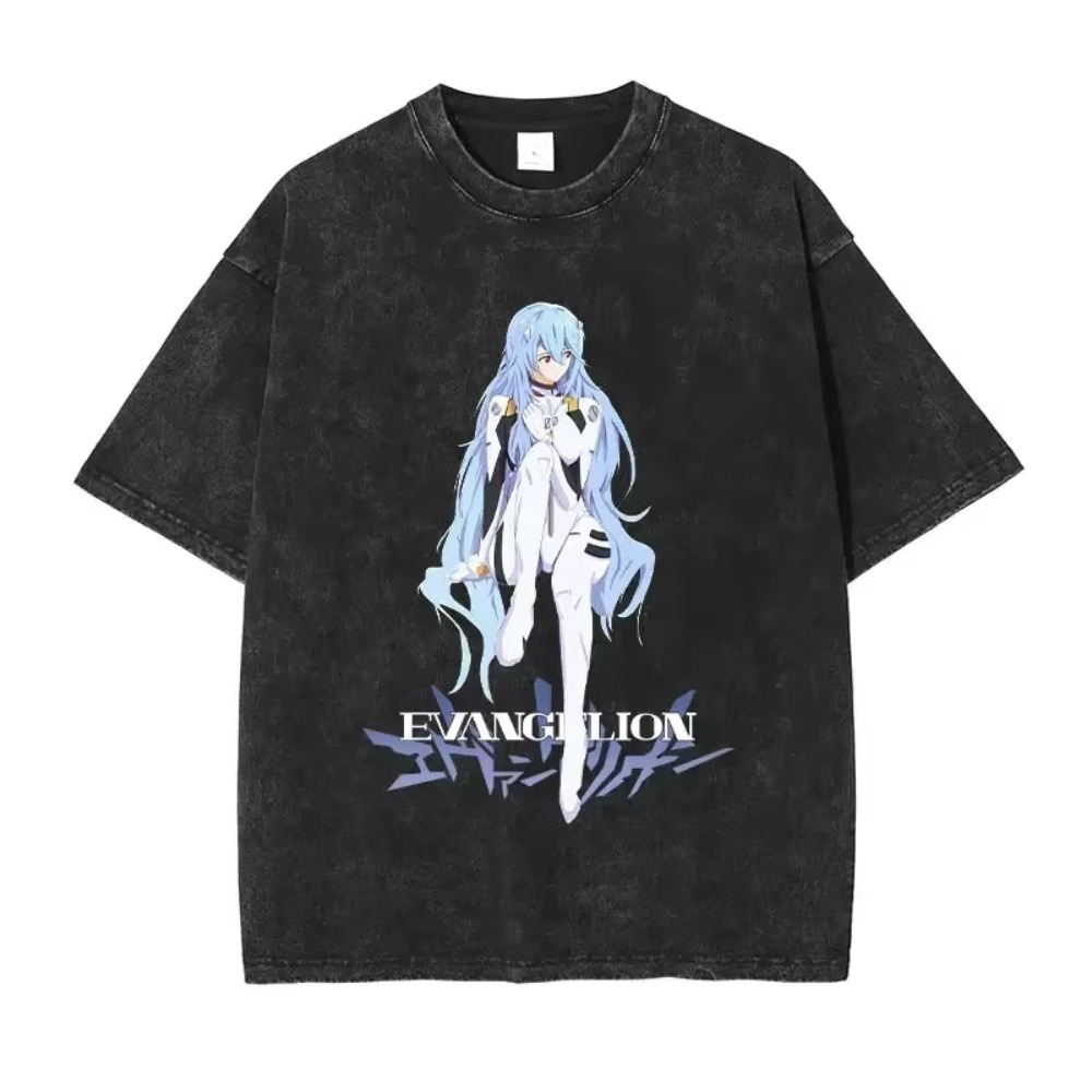 오버사이즈 남성 티셔츠 의류 EVA 애니메이션 스트리트 - Streetwear Brand In Japan 리뷰 및 가격