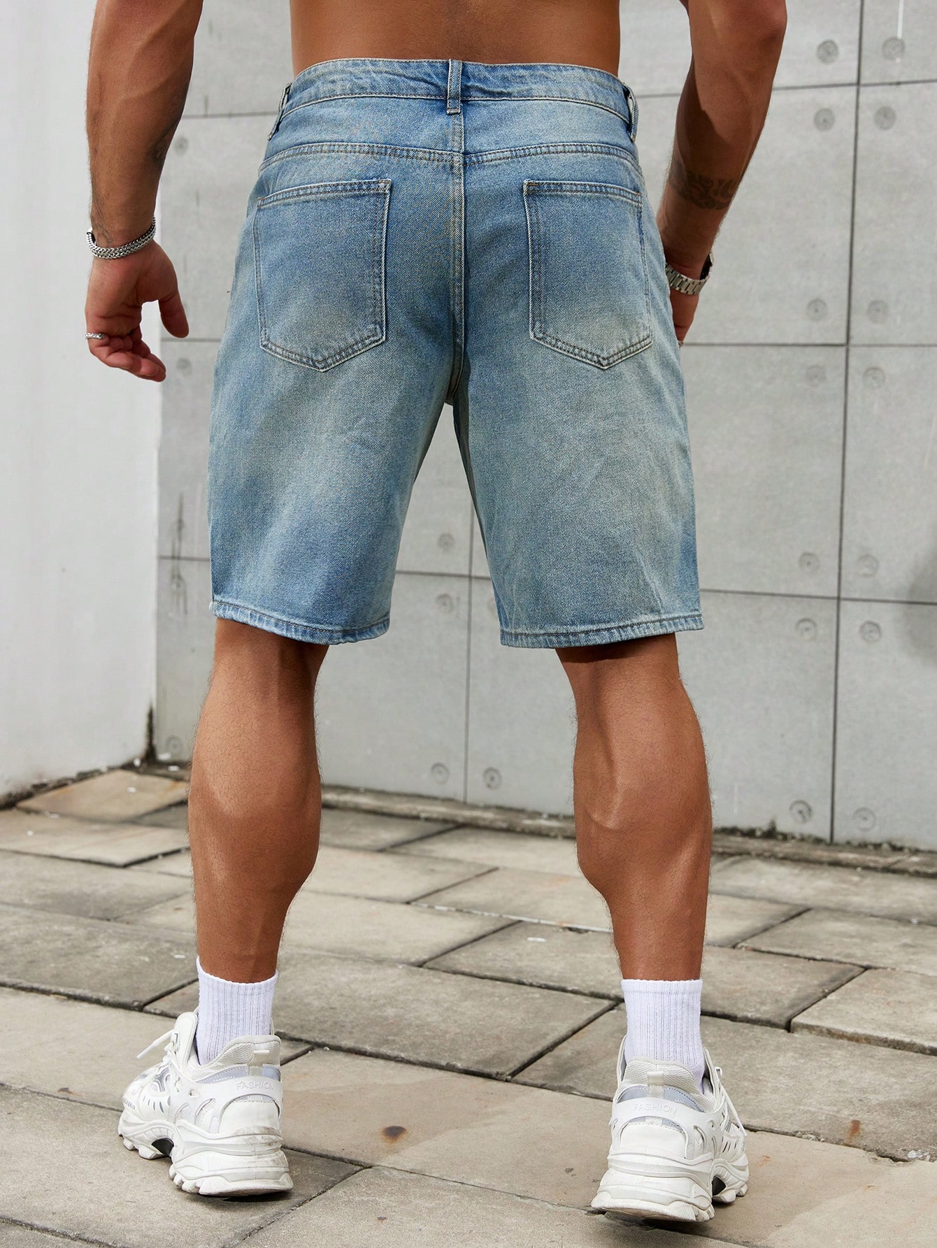 남성용 찢어진 짧은 청바지 브랜드 의류, 버뮤다 여름  - Streetwear Brands 리뷰 및 가격
