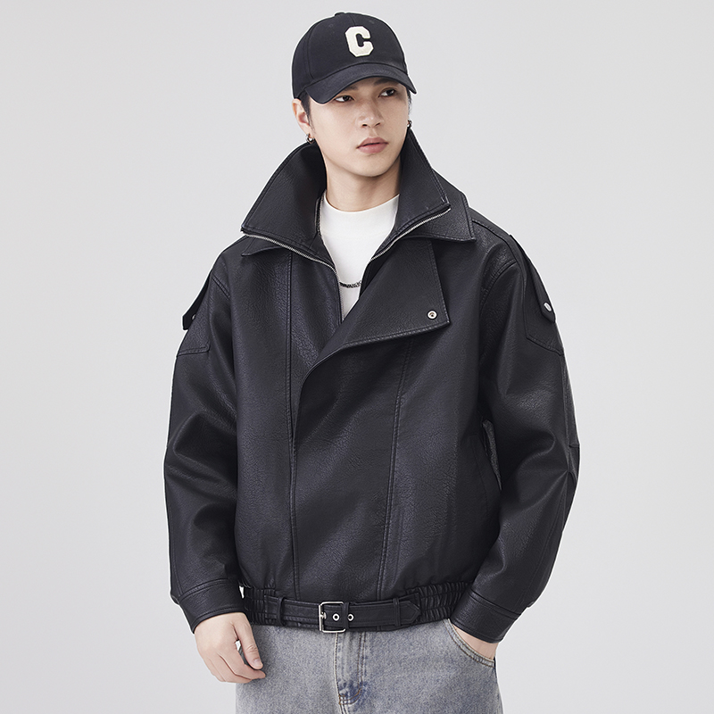 가을 겨울 가죽 자켓 남성 스트리트웨어 패션 루즈 캐주 - Streetwear Clothing Brands 리뷰 및 가격