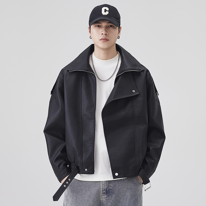 가을 겨울 가죽 자켓 남성 스트리트웨어 패션 루즈 캐주 - Streetwear Clothing Brands 리뷰 및 가격