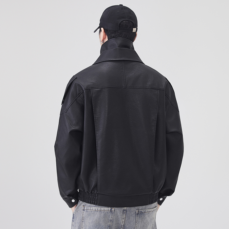 가을 겨울 가죽 자켓 남성 스트리트웨어 패션 루즈 캐주 - Streetwear Clothing Brands 리뷰 및 가격