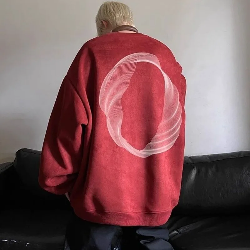 플리스 안감 따뜻한 아메리칸 스타일 겨울 스웨트셔츠 남 - Streetwear Brand Cheap 리뷰 및 가격