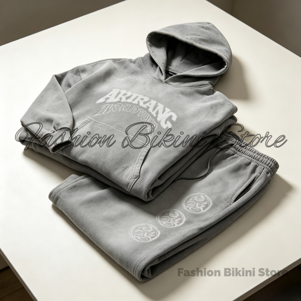 NEW 워시드 그레이 레트로 후디 3D 자수 아리랑 넘 - Streetwear Zipper 리뷰 및 가격