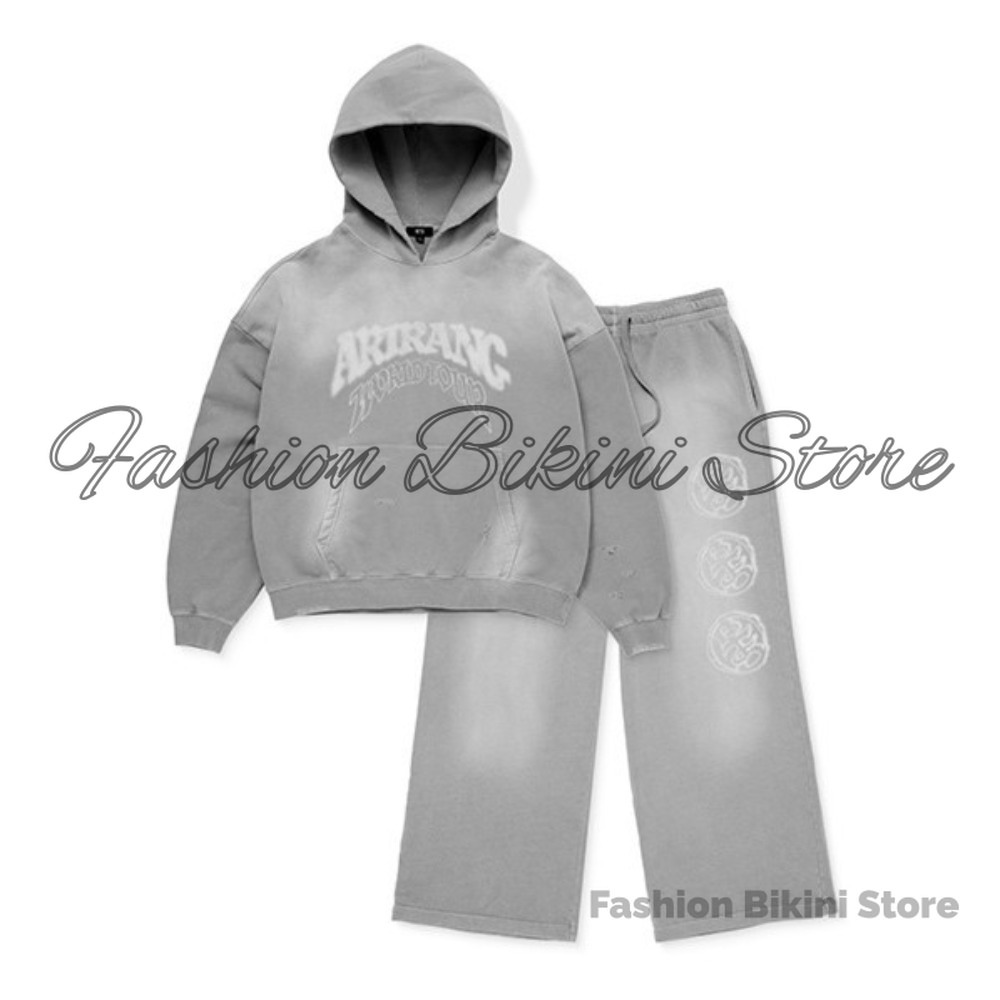 NEW 워시드 그레이 레트로 후디 3D 자수 아리랑 넘 - Streetwear Zipper 리뷰 및 가격