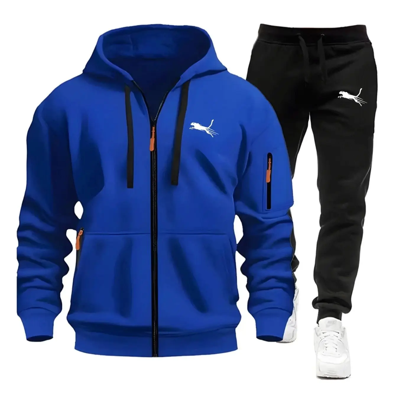 남성 캐주얼 스웨트셔츠 슈트 데일리 지퍼 후드티 고품질 - Streetwear Zipper 리뷰 및 가격