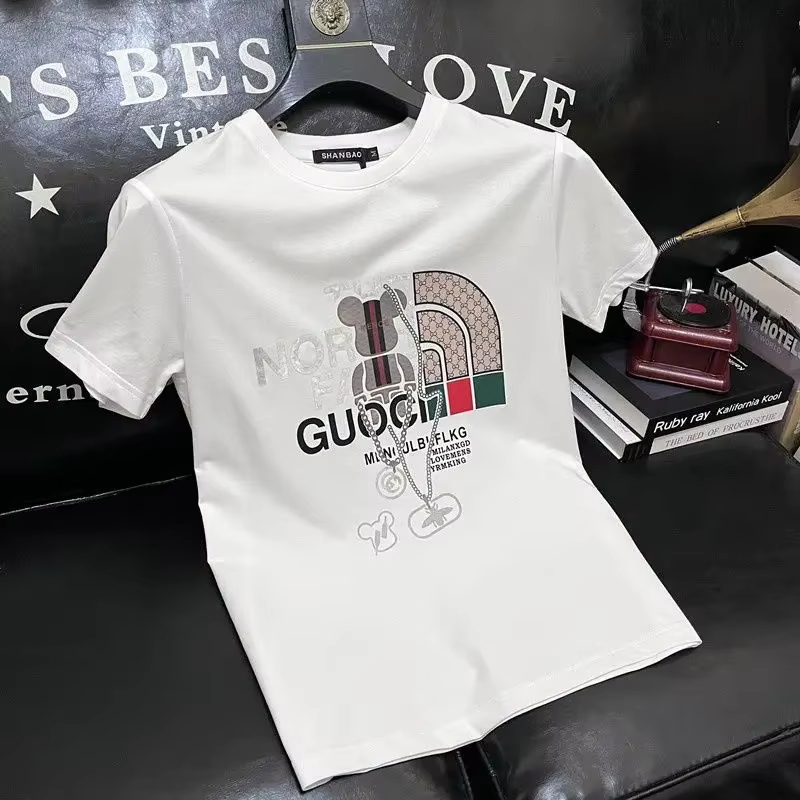 100% 순면 남성용 명품 브랜드 레터 프린트 티셔츠, - Streetwear Clothing Brands 리뷰 및 가격