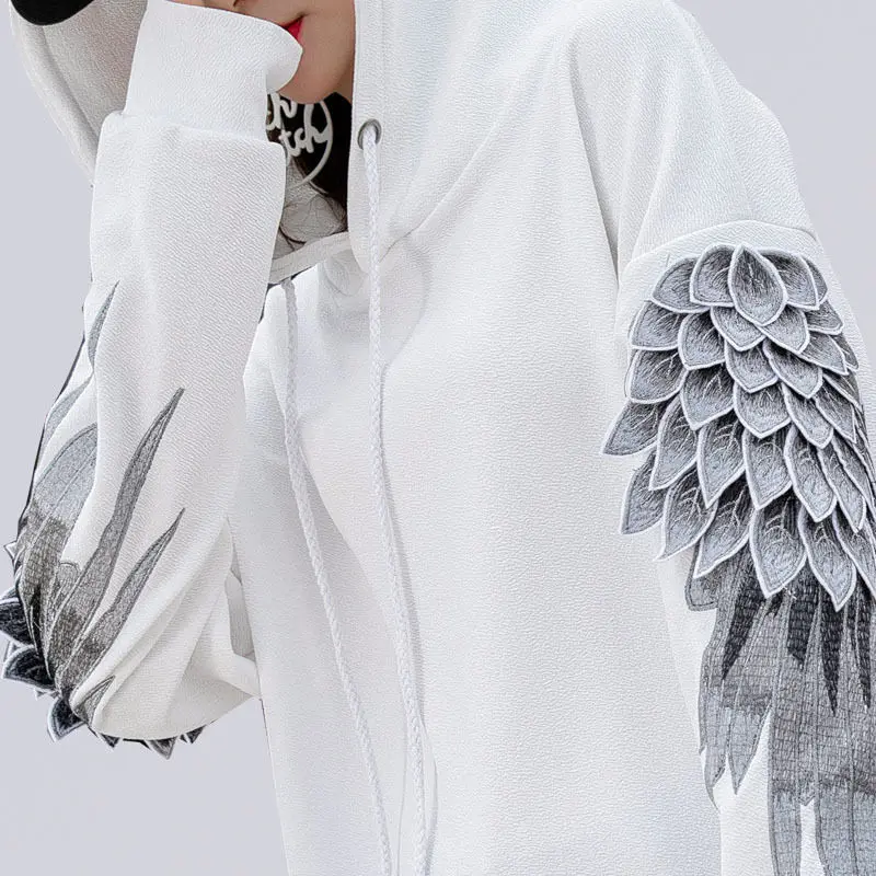 남성용 운동복 후드 수 놓은 남성 의류 힙합 후드 흰색 - Streetwear Brand Cheap 리뷰 및 가격