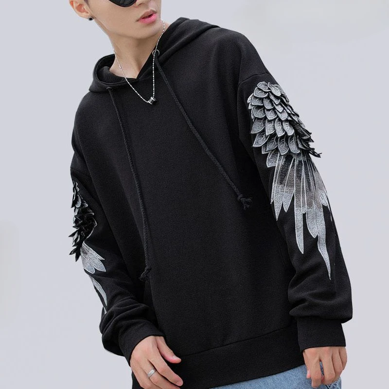 남성용 운동복 후드 수 놓은 남성 의류 힙합 후드 흰색 - Streetwear Brand Cheap 리뷰 및 가격