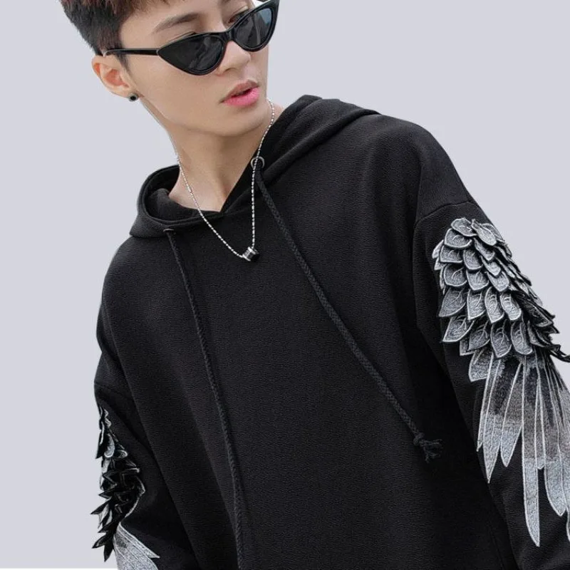 남성용 운동복 후드 수 놓은 남성 의류 힙합 후드 흰색 - Streetwear Brand Cheap 리뷰 및 가격